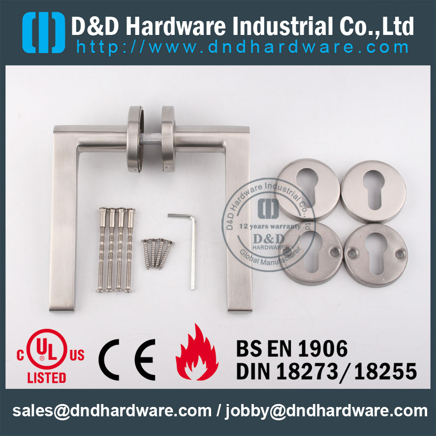 D & Perangkat Keras-Stainless Steel 304 Tuas pintu menangani DDTH022