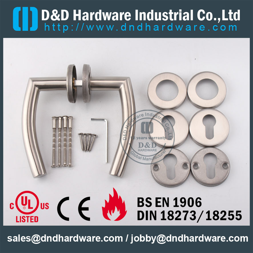 D & D Hardware-UL Mangueira de tubulação de porta classificada para incêndio DDTH011