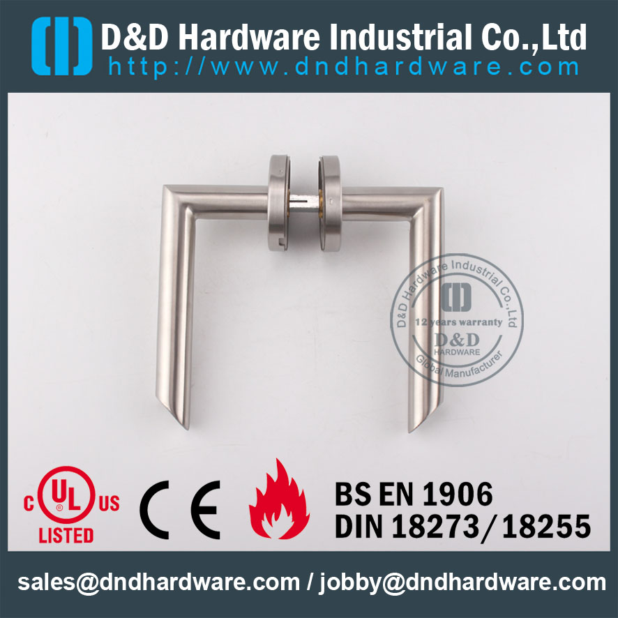 D & D Hardware-UL padrão de porta de aço inoxidável DDTH012