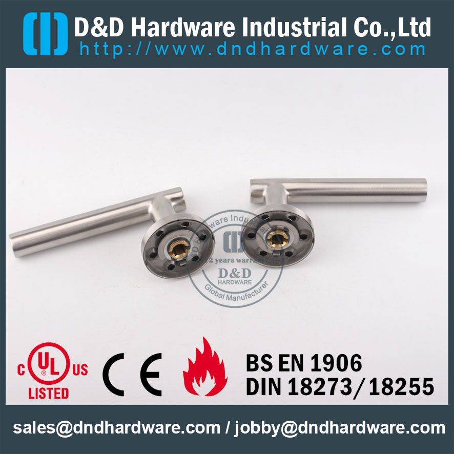 D & D Hardware-SS304 Alça oca para porta de madeira DDTH009