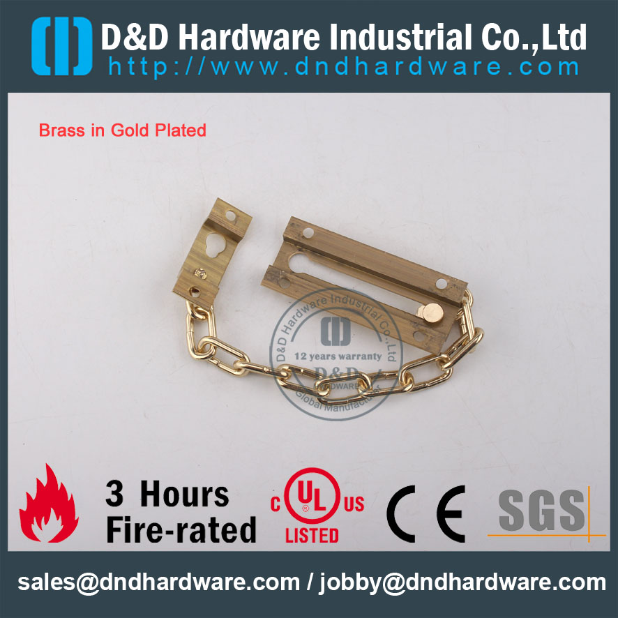 D & D Hardware-Messing in vergoldetem SS304 Türkette DDDG005
