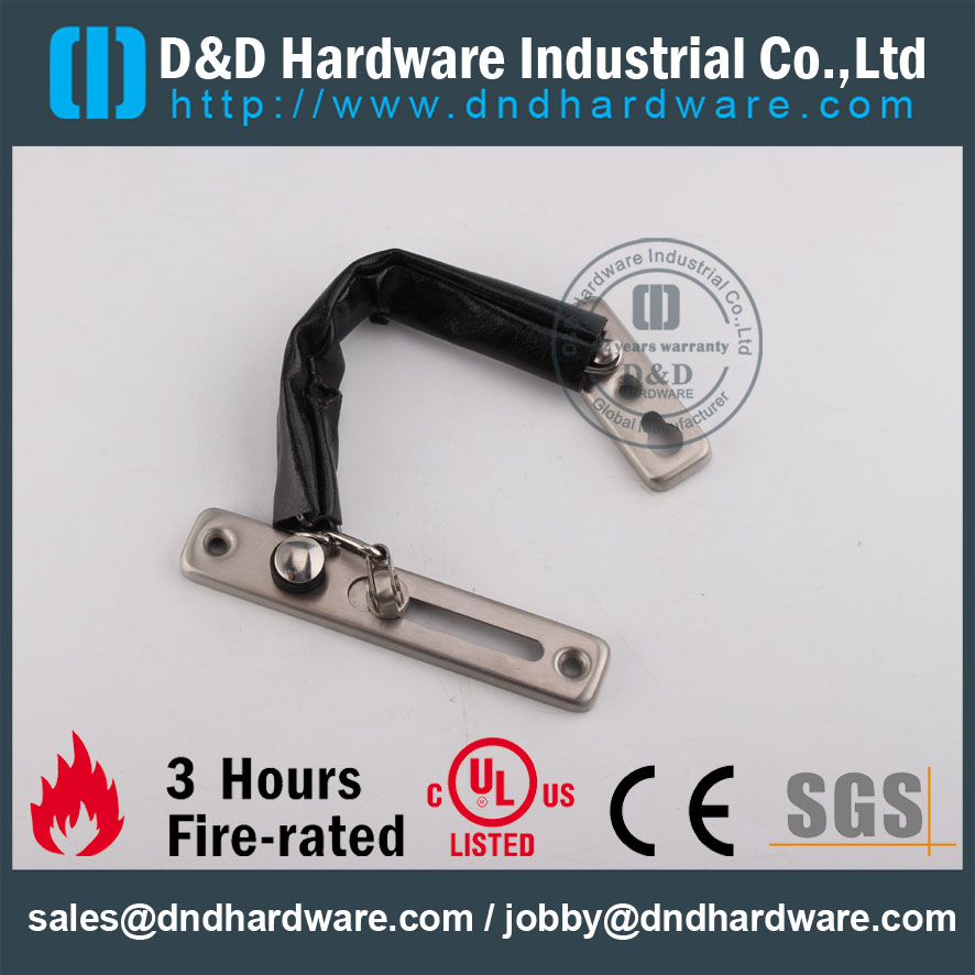 D & D Hardware-Porta Ferragens SS304 Corrente de porta DDDG004