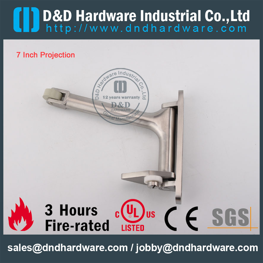 D & D Hardware-Euro Interior Coordenador de porta de aço inoxidável DDDR001