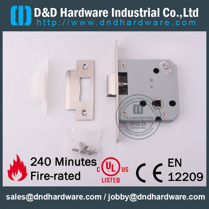 D & D porta de hardware-porta de aço inoxidável 304 Bloqueio do corpo DDML028