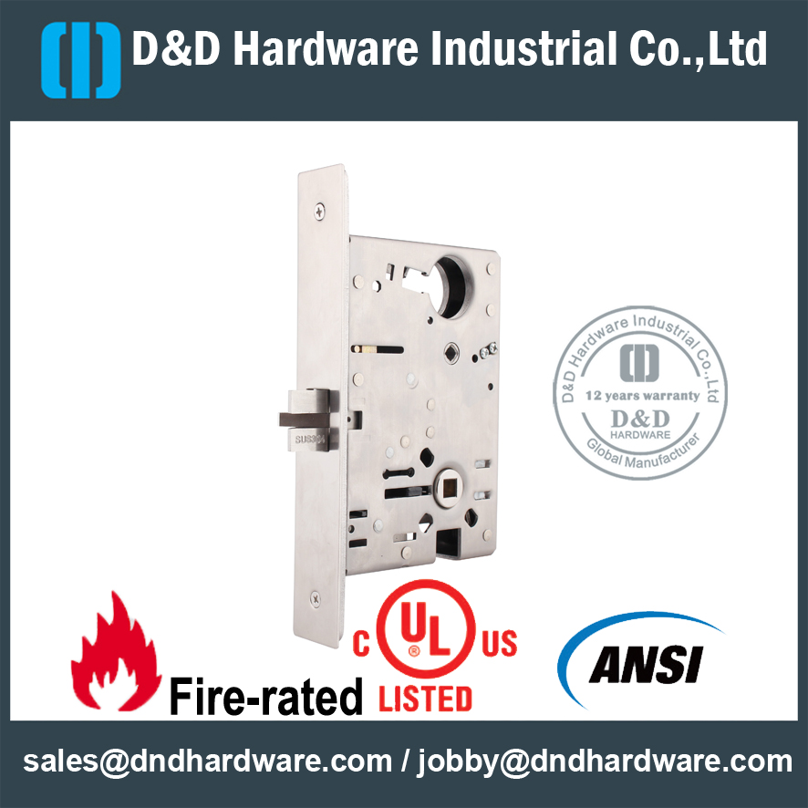 SS304 Grau 1 ANSI Privacy Lockset-DDAL22 F22