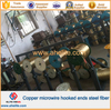 Copper microwire hooked ends steel fiber