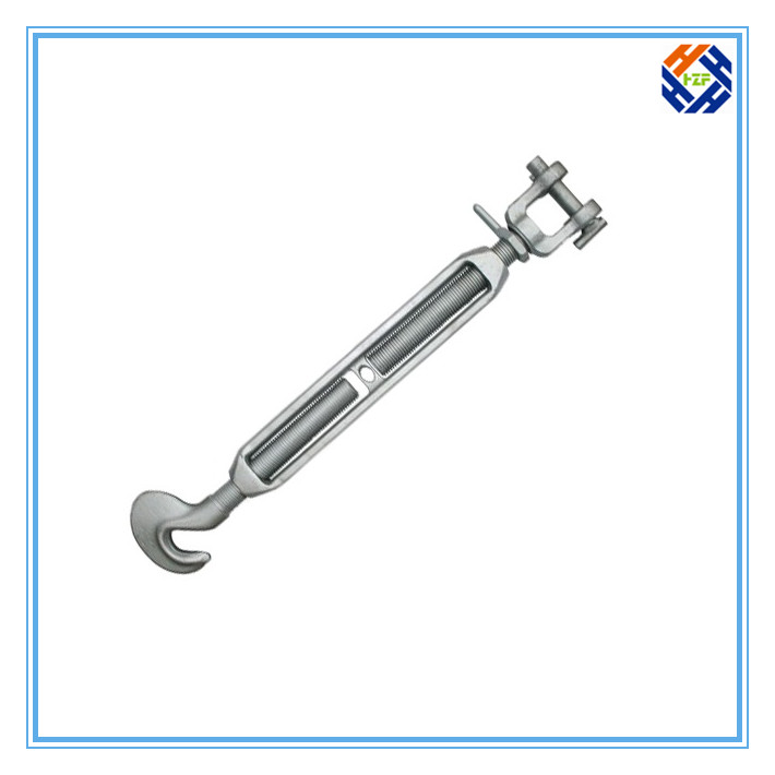 Forging Turnbuckle with Hook, Plates, Stub Ends DIN 1480-6