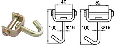 SJ50 2インチ スイベル J フック ネジ付き BS:5000KG/11000LBS - Dawson Group Ltd. - 中国メーカー、サプライヤー、工場