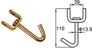 SJ30 1-1/2インチ スイベル J フック ネジ付き BS:3000KG/6600LBS - Dawson Group Ltd. - 中国メーカー、サプライヤー、工場