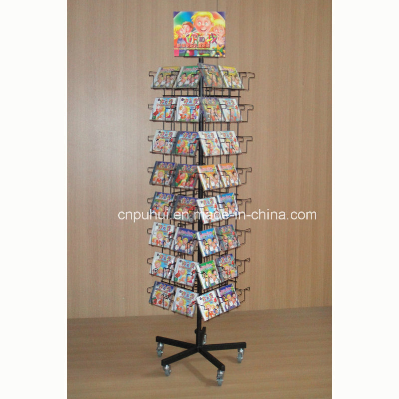 Floor Rotating CD Display Stand (PHY253)