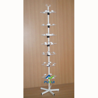 Multi Layer Compact Hangers Spinner Display (PHY228)