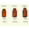 Amber Glass Pharmacy Bottles