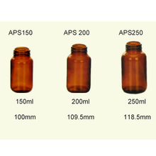 Amber Glass Pharmacy Bottles