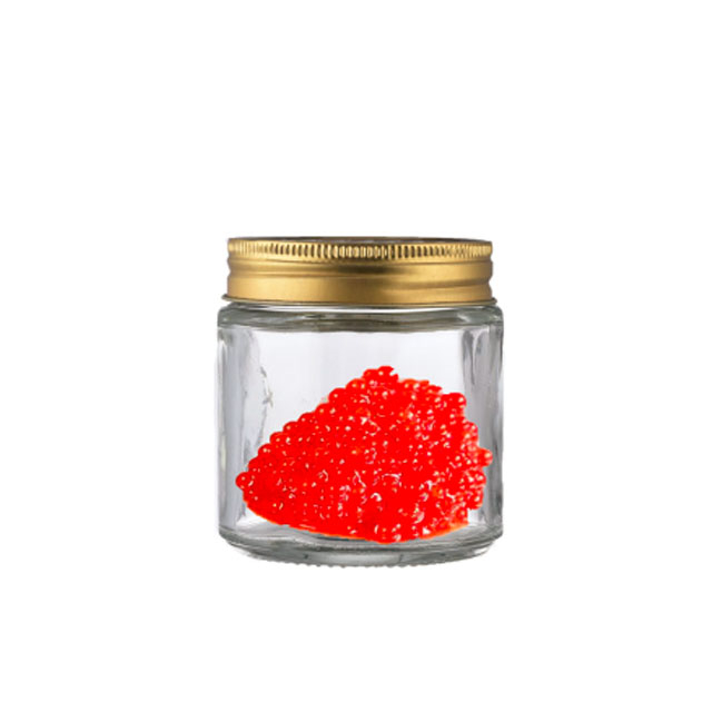 Vintage Glass Caviar Jar