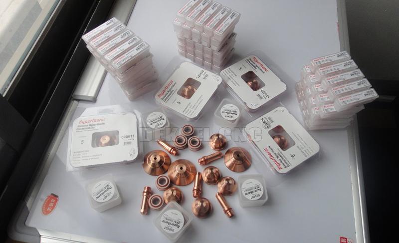 piezas de los materiales consumibles del plasma del hypertherm