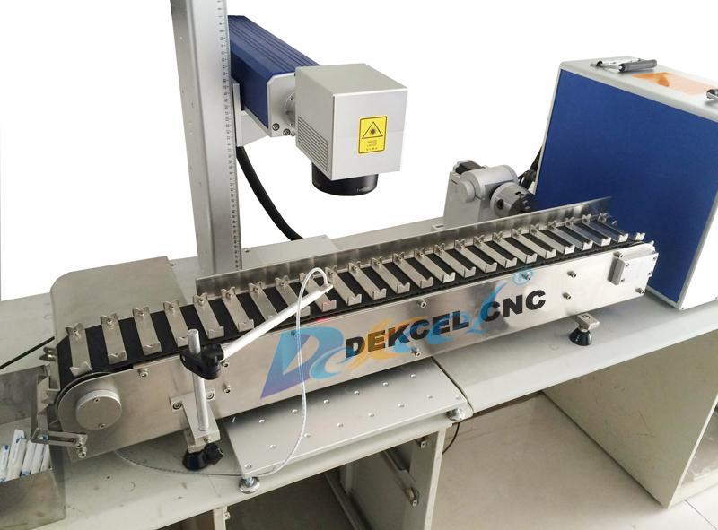 m&aacute;quina de la marca del laser de la fibra del vuelo