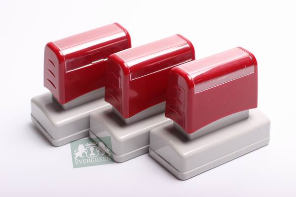 Pre inked flash stamps Rectangle F2778 Imprint size : 27×78mm 