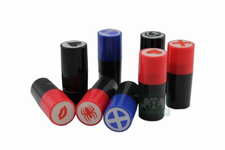 Plastic round golf ball stamps A11 Dia.11mm Indelible ink 