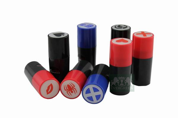 Plastic round golf ball stamps A11 Dia.11mm Indelible ink 