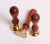 Cooper plate wax seal stamps round dia.25mm 