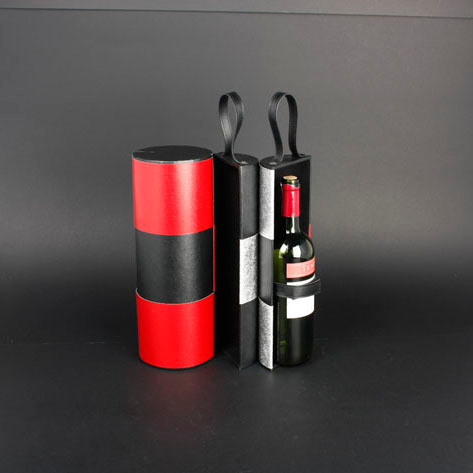 Wine Box Manufacturer PU leather luxury christmas wine gift bags