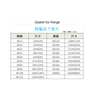 PTFE Gasket For Flange Customized Seal Ring DN15-DN600