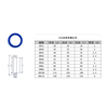 Food Gasket Sanitary Silicone Seal Ring For Sanitary Union SMS DIN stanard
