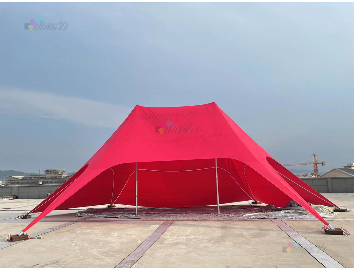 Outdoor Advertising Aluminum Alloy Large Marquee Single Pole & Double Pole Large Event Sport Gazebo Customized Canopy Party Star Tent