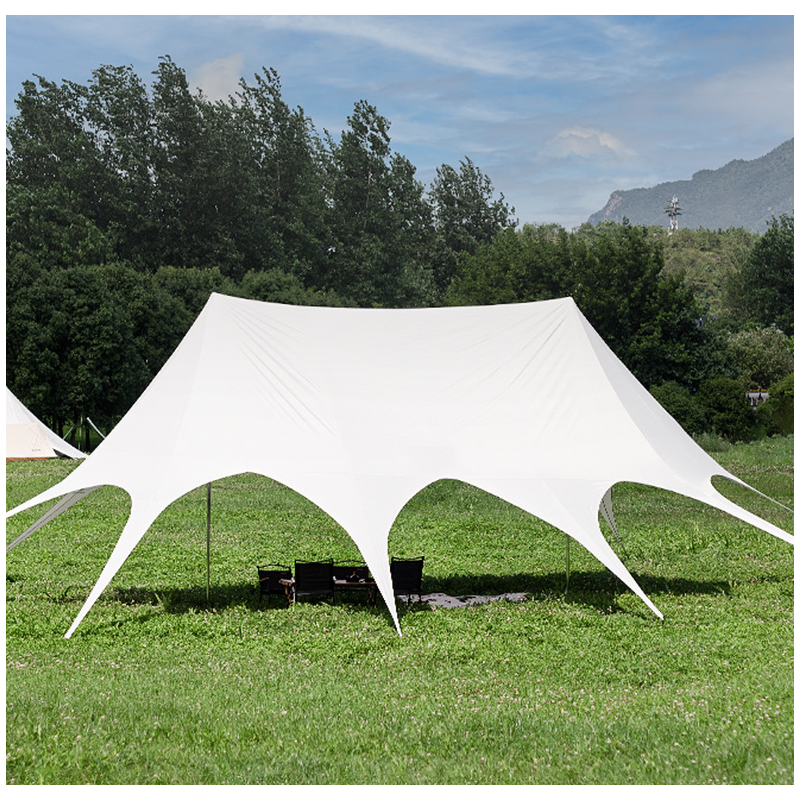 10m Outdoor Spider Shade Canopy Star Tent UV Proof Star Tents/ Outdoor Sun Shade Star Tent