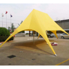 UV-proof Beach Shade Canopy Tent Advertising Outdoor Tents for Events and Weddings Single and Double Pole Star Tent