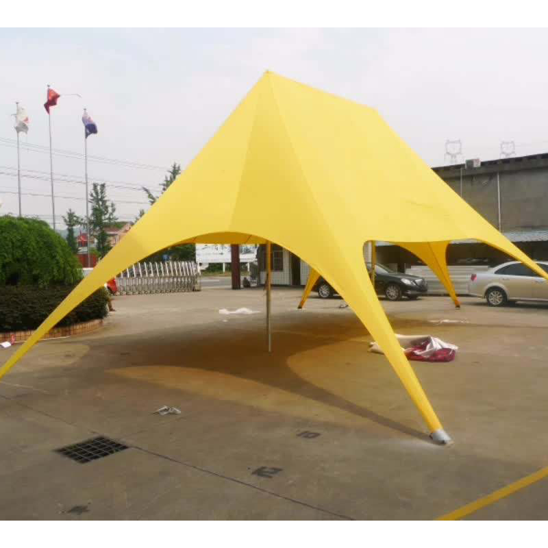 Custom Large Double Top Spider Event Tent Pop-Up Camping Beach Star Spider Tent for Outdoor Display Events