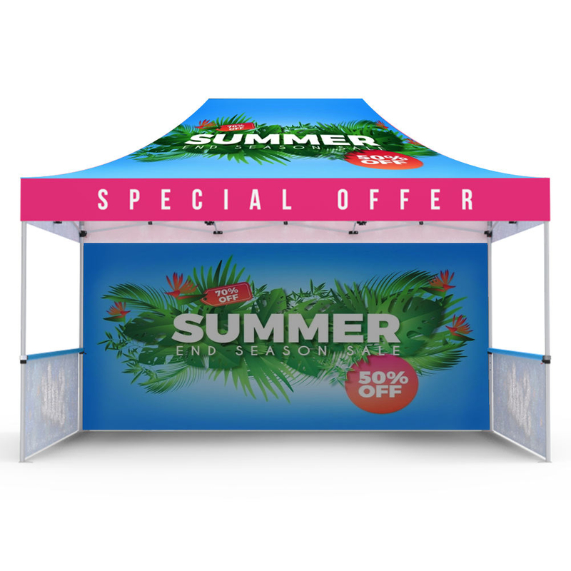 High-Quality 10x20 Custom Printed Outdoor Advertising Trade Show Tent Exhibition Event Canopy