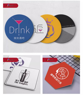 Custom Printable Design Pulp Board Coaster Water Super Absorbent Cup Paper Beer Coasters for Drink