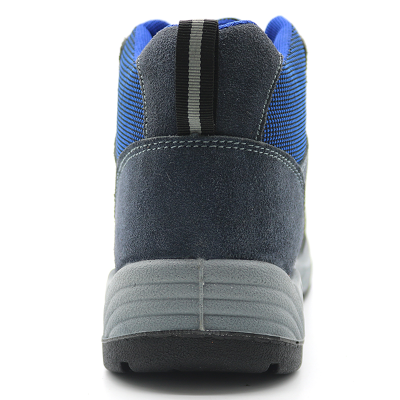 Anti Slip Prevent Puncture Steel Blue Safety Shoes Sport