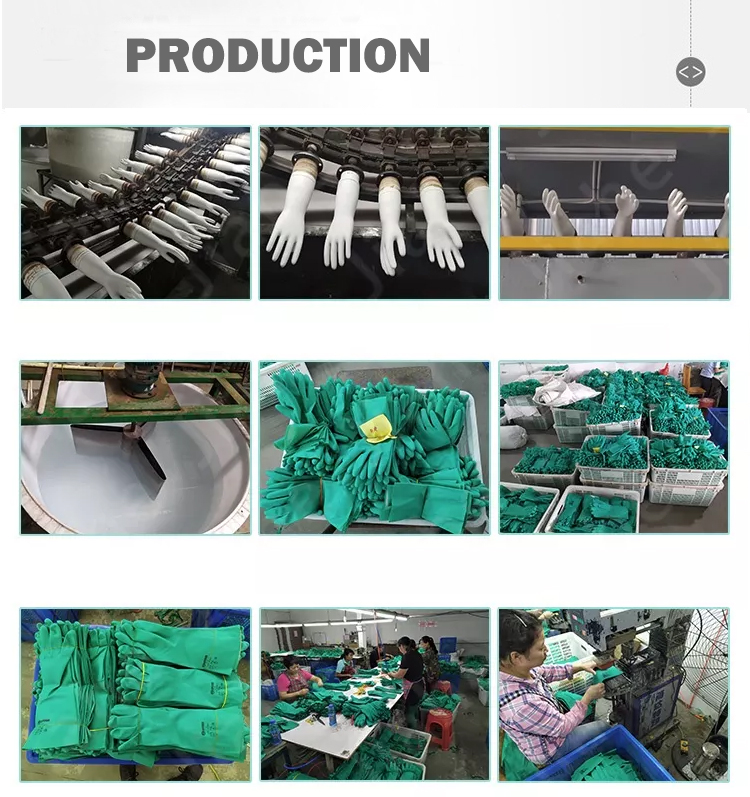 nitrile gloves production