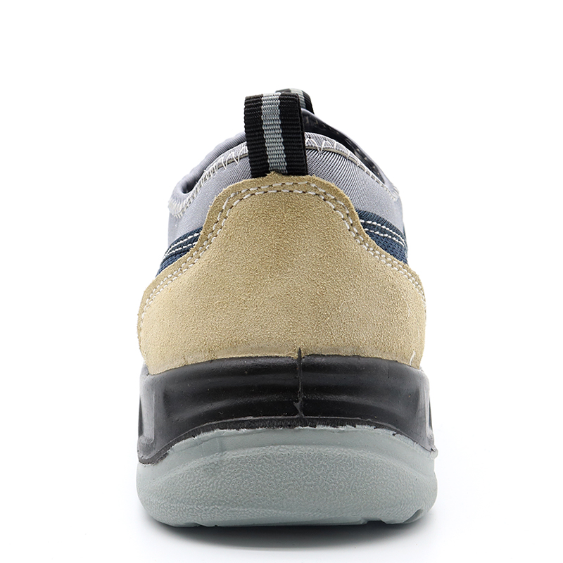 Oil Slip Resistant Steel Toe Casual Safety Shoes without Laces