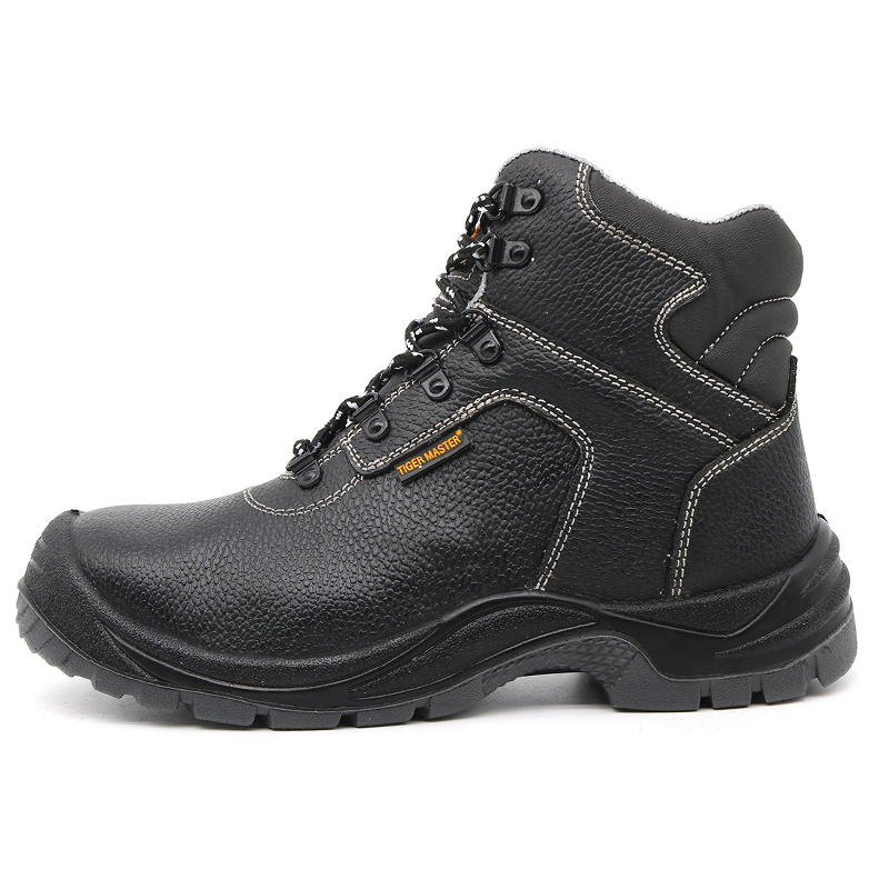 Black Steel Toe Anti Puncture Waterproof Safety Shoes CE S3