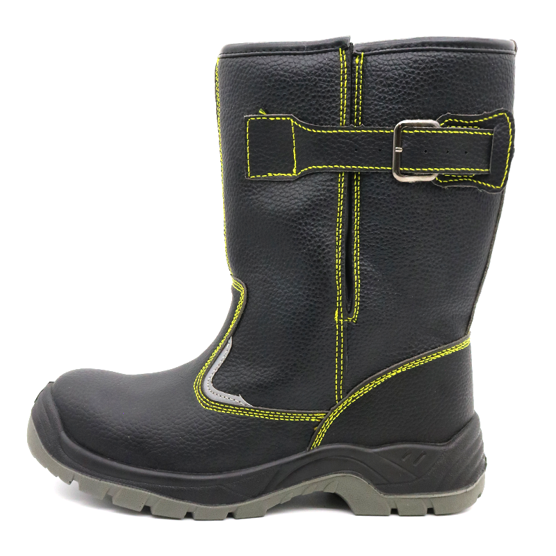 High Cut Puncture-proof Steel Toe Leather Safety Boots Welding