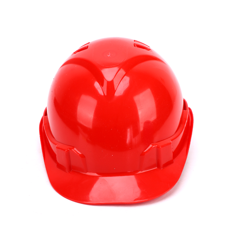 ANSI And CE Verified Red ABS Shell Safety Helmet for Construction
