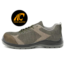Metal Free Breathable Sport Safety Shoes for Men Composite Toe