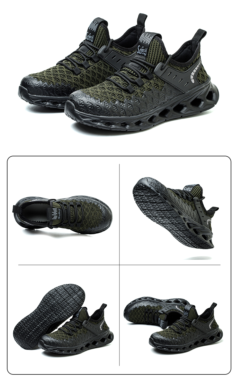 Anti-smashing Puncture Proof Sneakers Safety Shoes