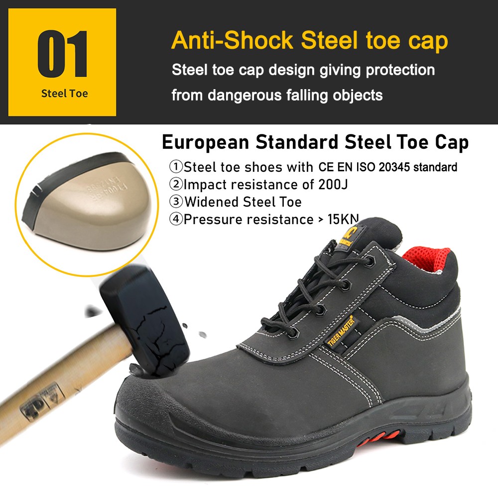Steel Toe Anti Puncture Oil Industry Safety Boots