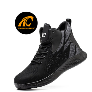Soft EVA Sole Steel Toe Sports Safety Shoes for Men Light Weight