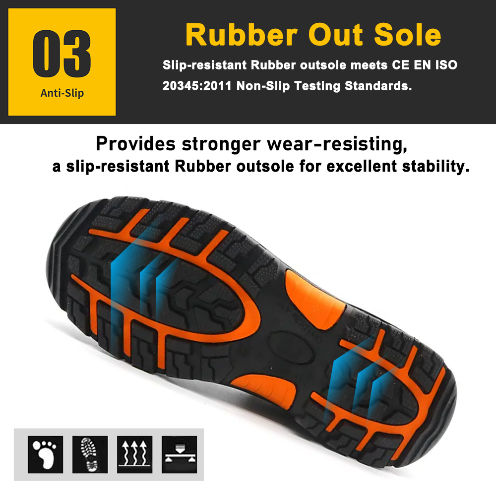 Cold Resistance Steel Toe Safety Boots Winter