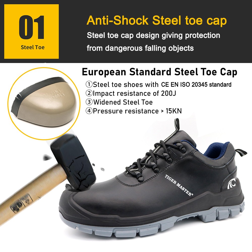 2024 New Anti Puncture Construction Work Shoes with Steel Toe