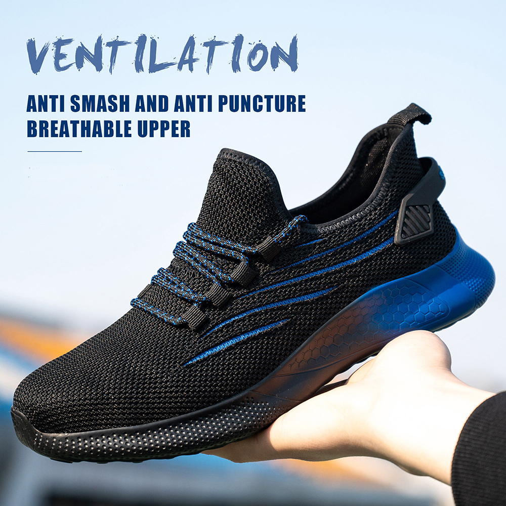 Breathable Anti-smashing Sports Safety Shoes for Workshop