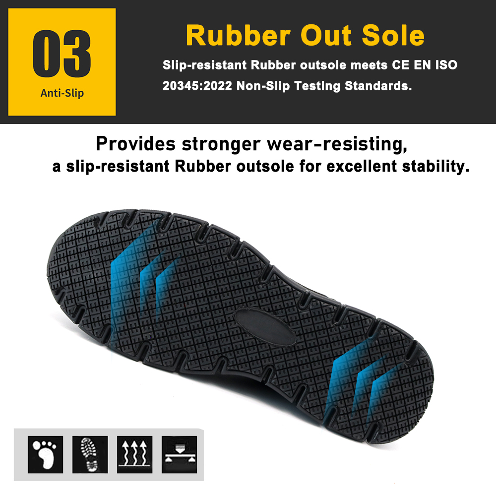 Slip-ins Anti-slip Sneakers Safety Shoes 2025