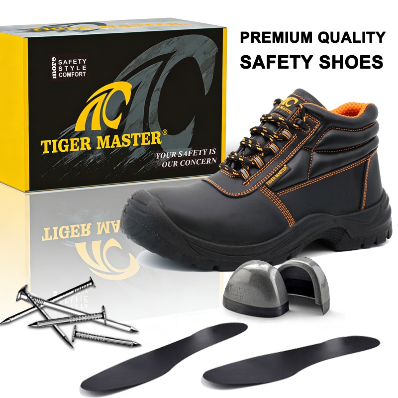 Steel Toe Work Safety Shoes for Men Construction