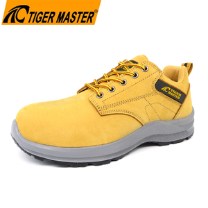 Nubuck Leather Steel Toe Work Safety Shoes