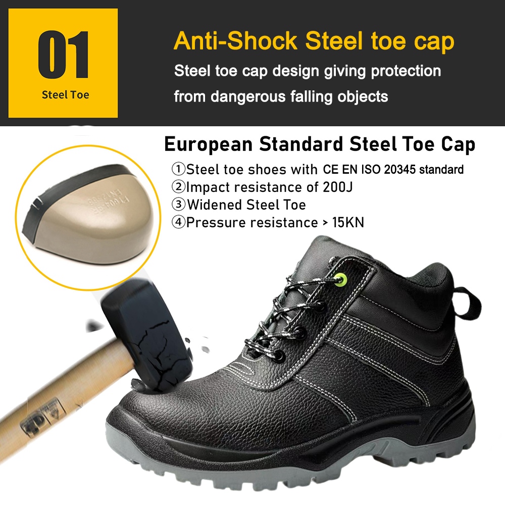 Steel Toe Anti-puncture Construction Safety Shoes